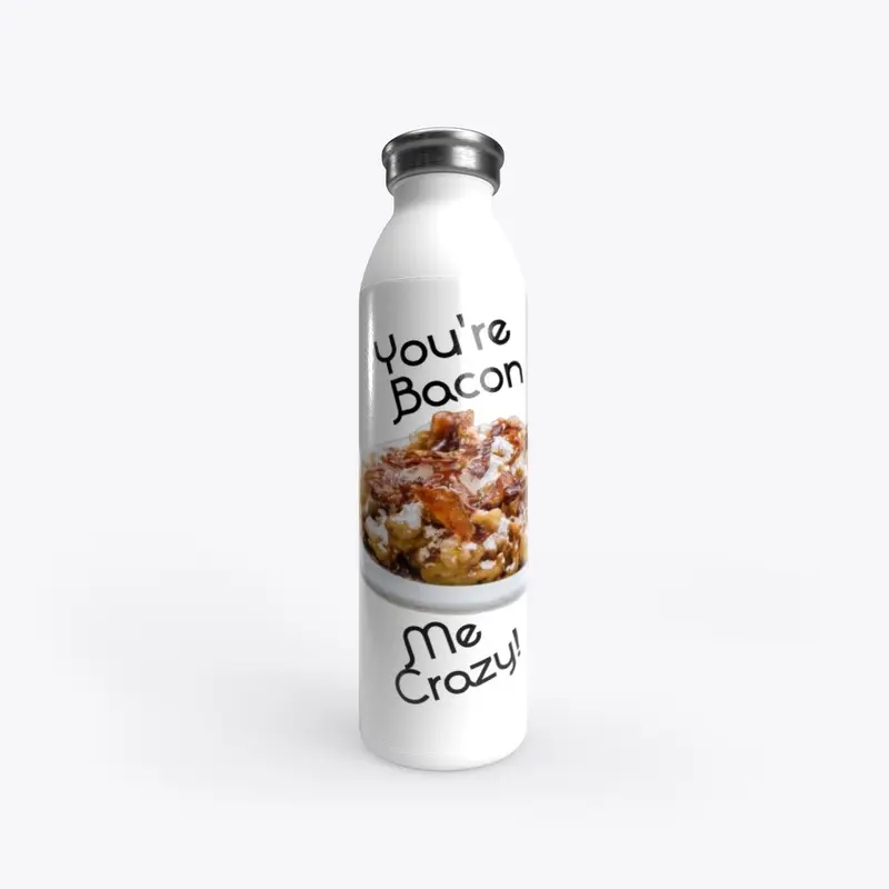 Stainless Steel Water Bottle - Bacon